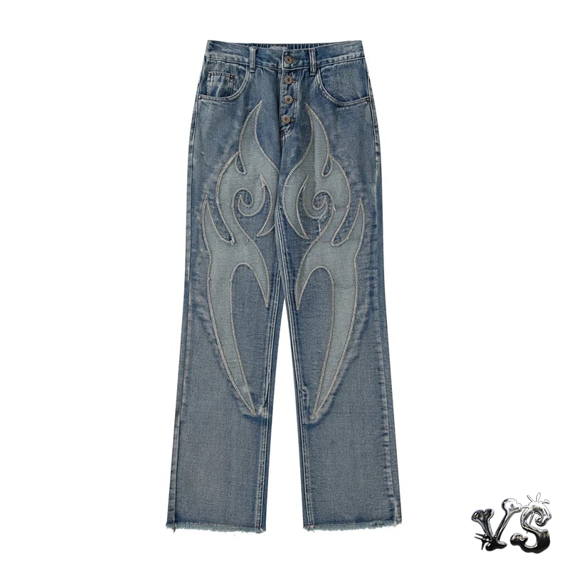 VS™ - PUNK FLARE PATCHWORK DENIM