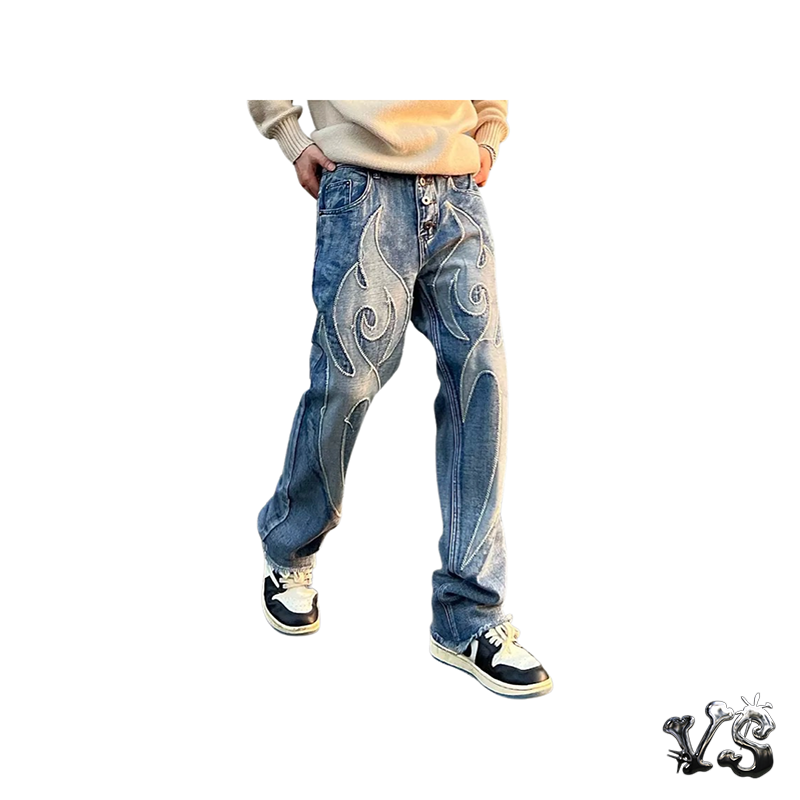 VS™ - PUNK FLARE PATCHWORK DENIM