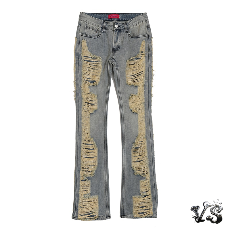 VS™ - DISTRESSED FLARE DENIM