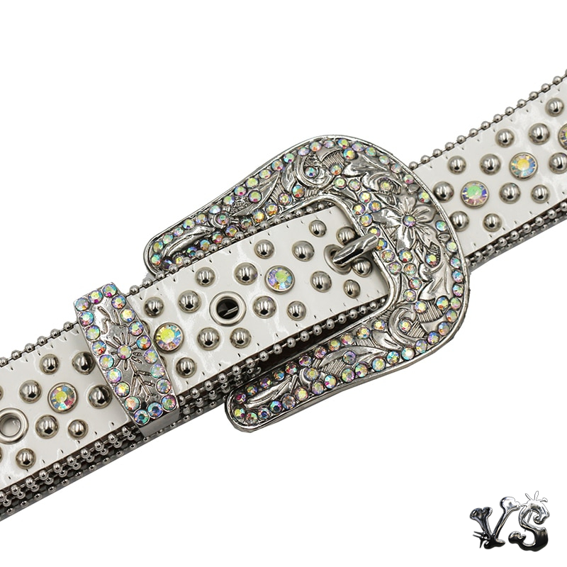 VS™ - WHITE RHINESTONE BELT