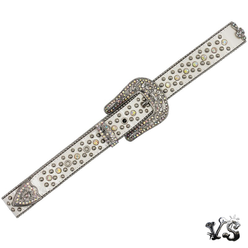 VS™ - WHITE RHINESTONE BELT