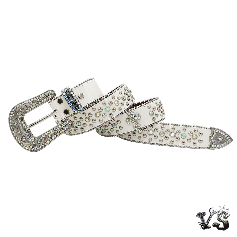 VS™ - WHITE RHINESTONE BELT