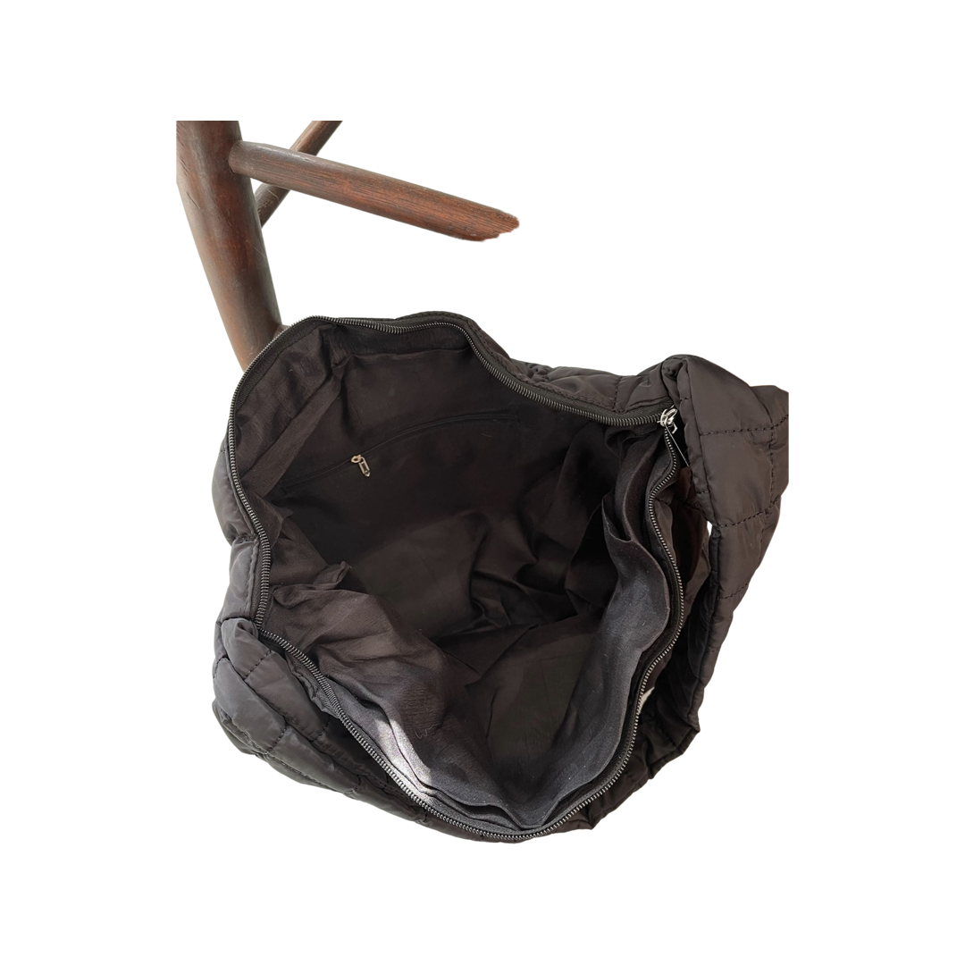 VS™ - PUFFY MESH BLACK BAG