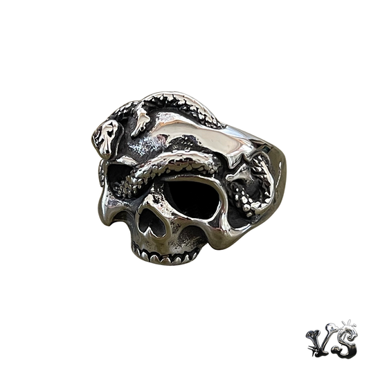 VS™ - SNAKE SKULL RING